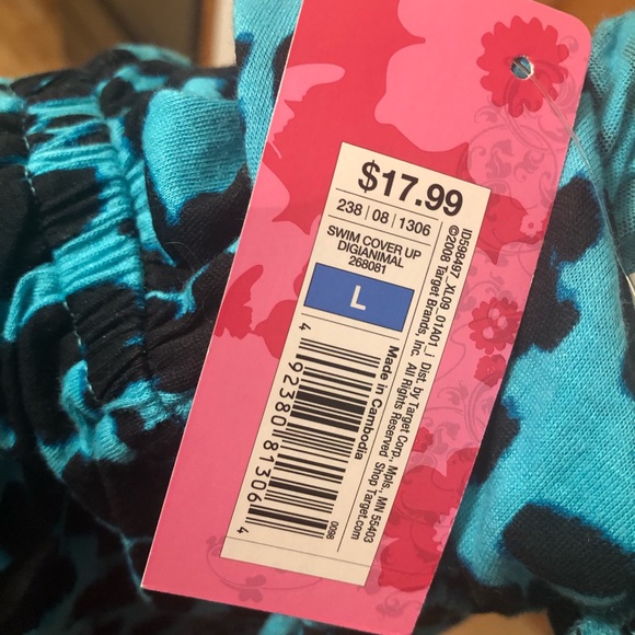 NWT leopard dress/coverup - Picture 2 of 2